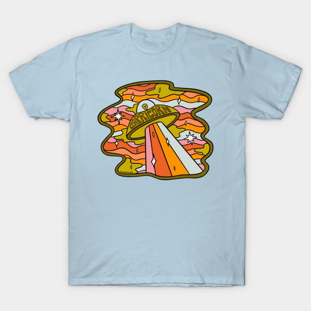 Capricorn UFO T-Shirt by Doodle by Meg